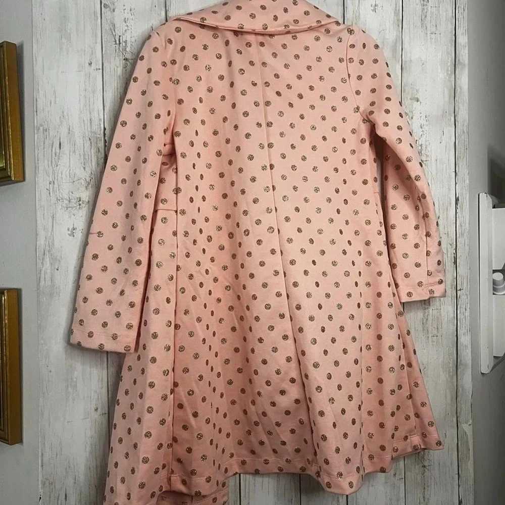 Pink Violet Pink and Gold Jacket For Girls